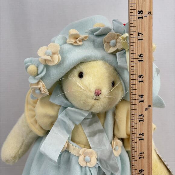 Bunnies by the Bay Gabigail Goodness Plush Rabbit Easter Peep-A-Boo with Stand - Picture 11 of 15